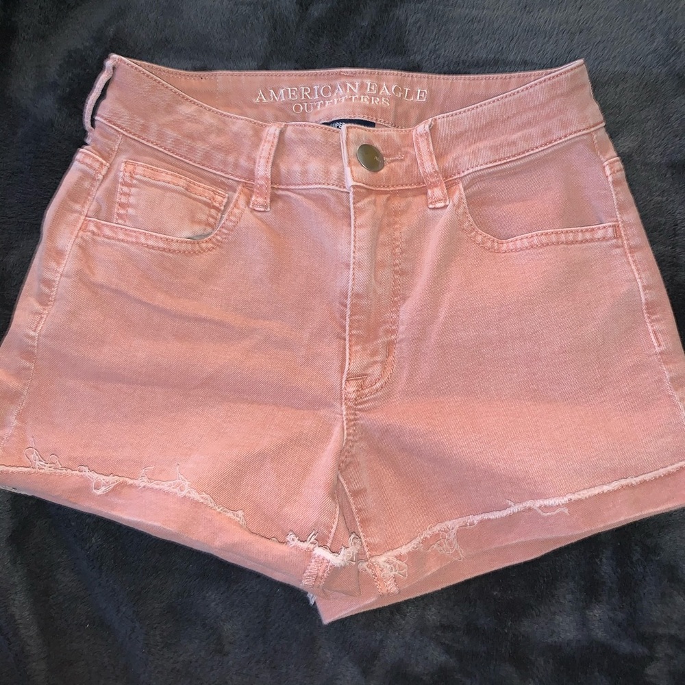 AEO high rise shorts